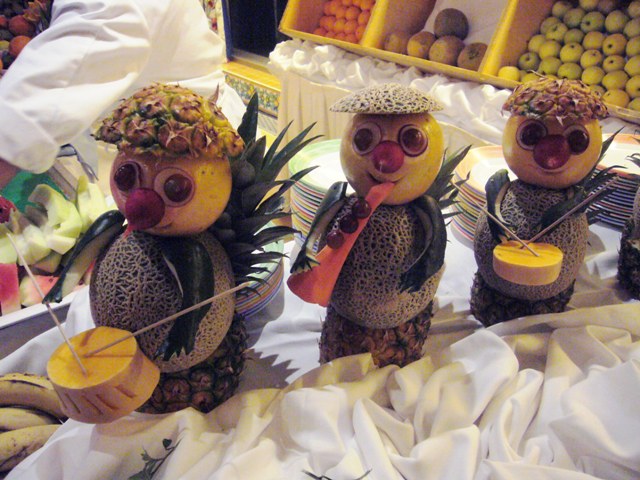 Caribbean Food Art Tropical Holiday Cruise Fruit