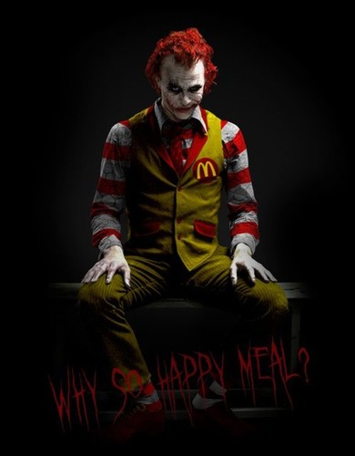 Heath Ledger The Joker Ronald McDonald Spoof Funny